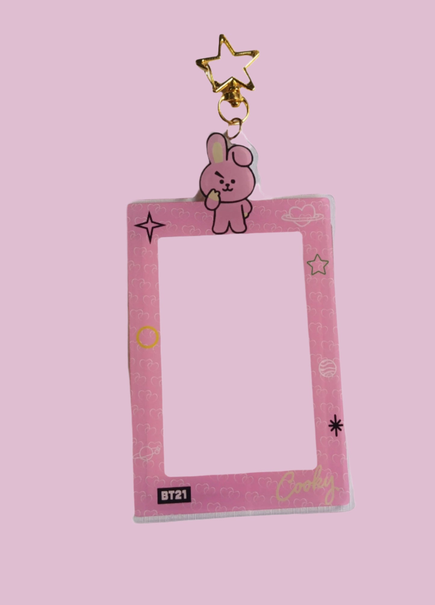BT21 LLAVEROS ACRILICOS PORTA TARJETAS(7 vers)