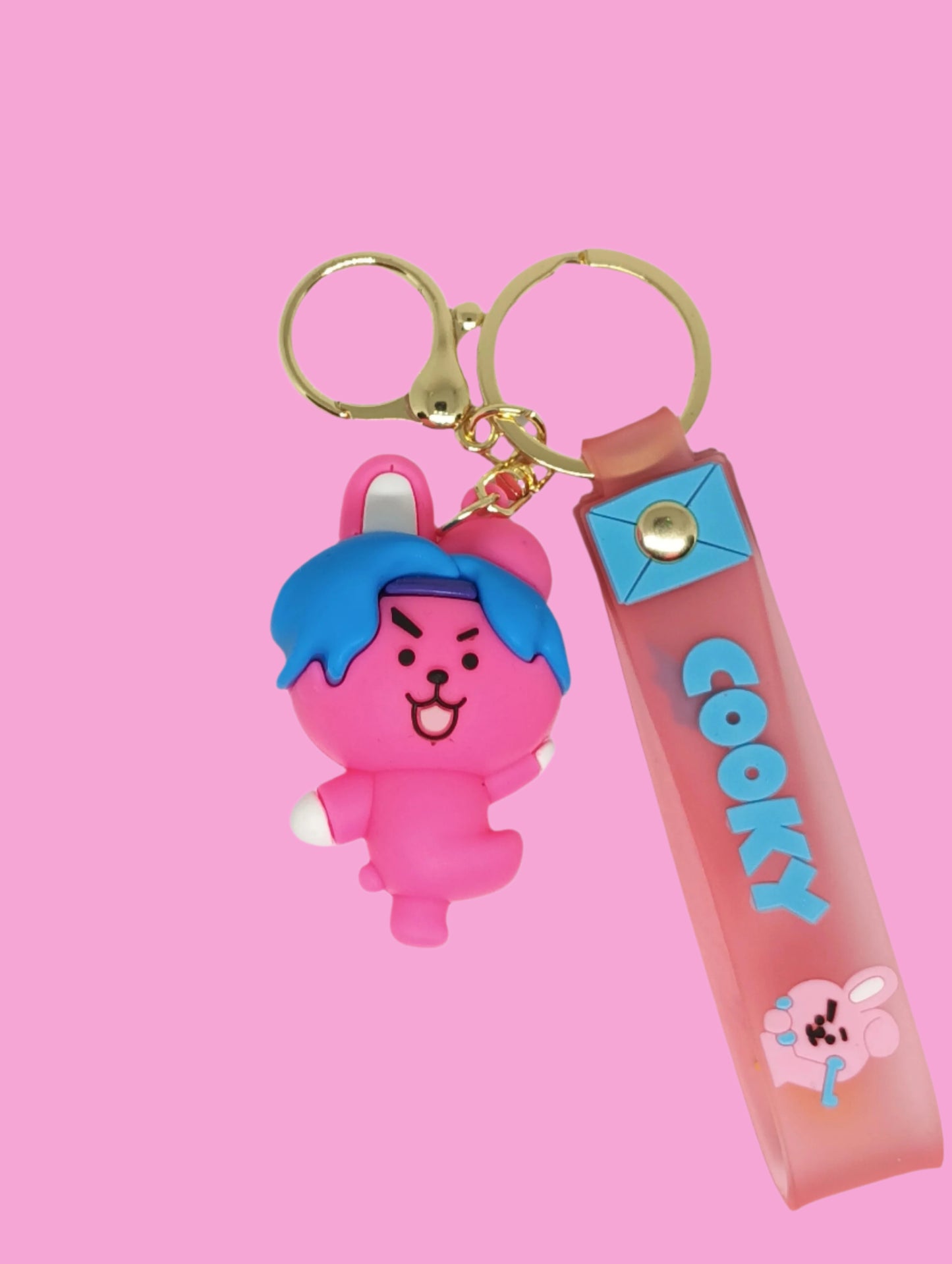 BT21 HAIRCUT RUBBER FIGURES KEYCHAIN