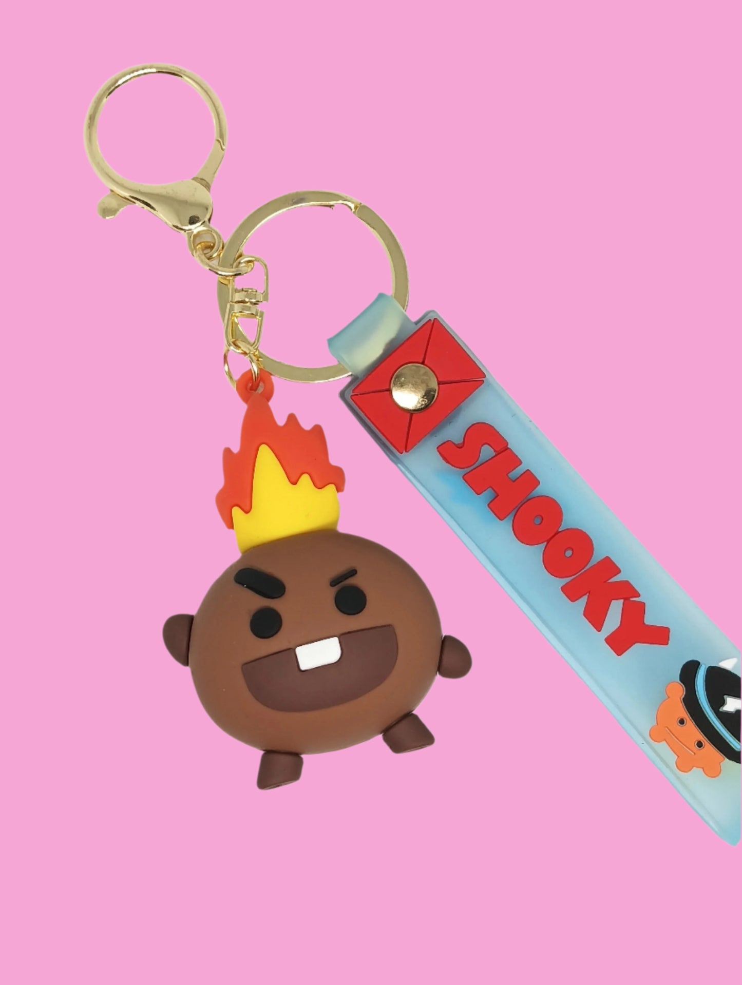 BT21 HAIRCUT RUBBER FIGURES KEYCHAIN