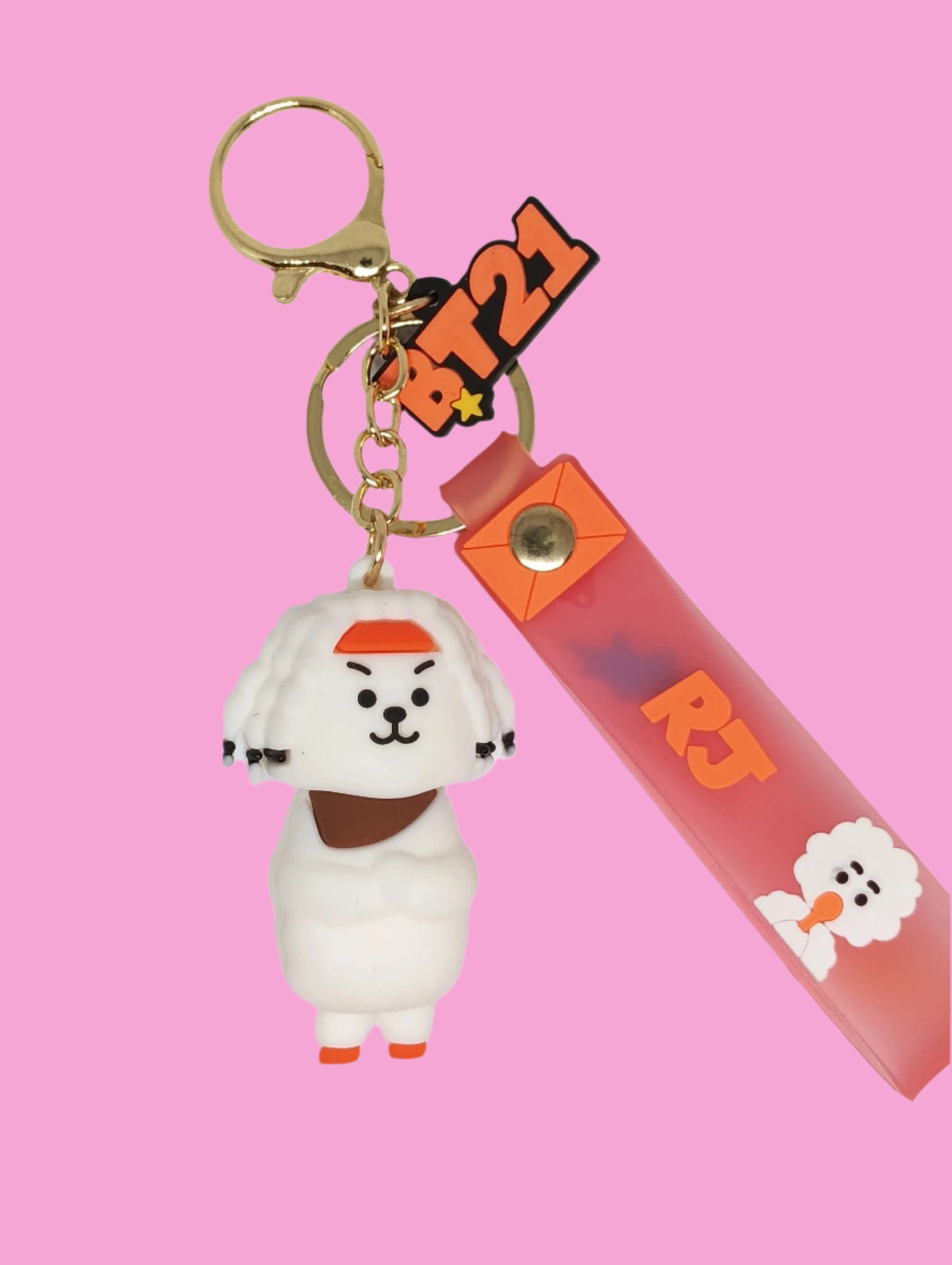 BT21 HAIRCUT RUBBER FIGURES KEYCHAIN