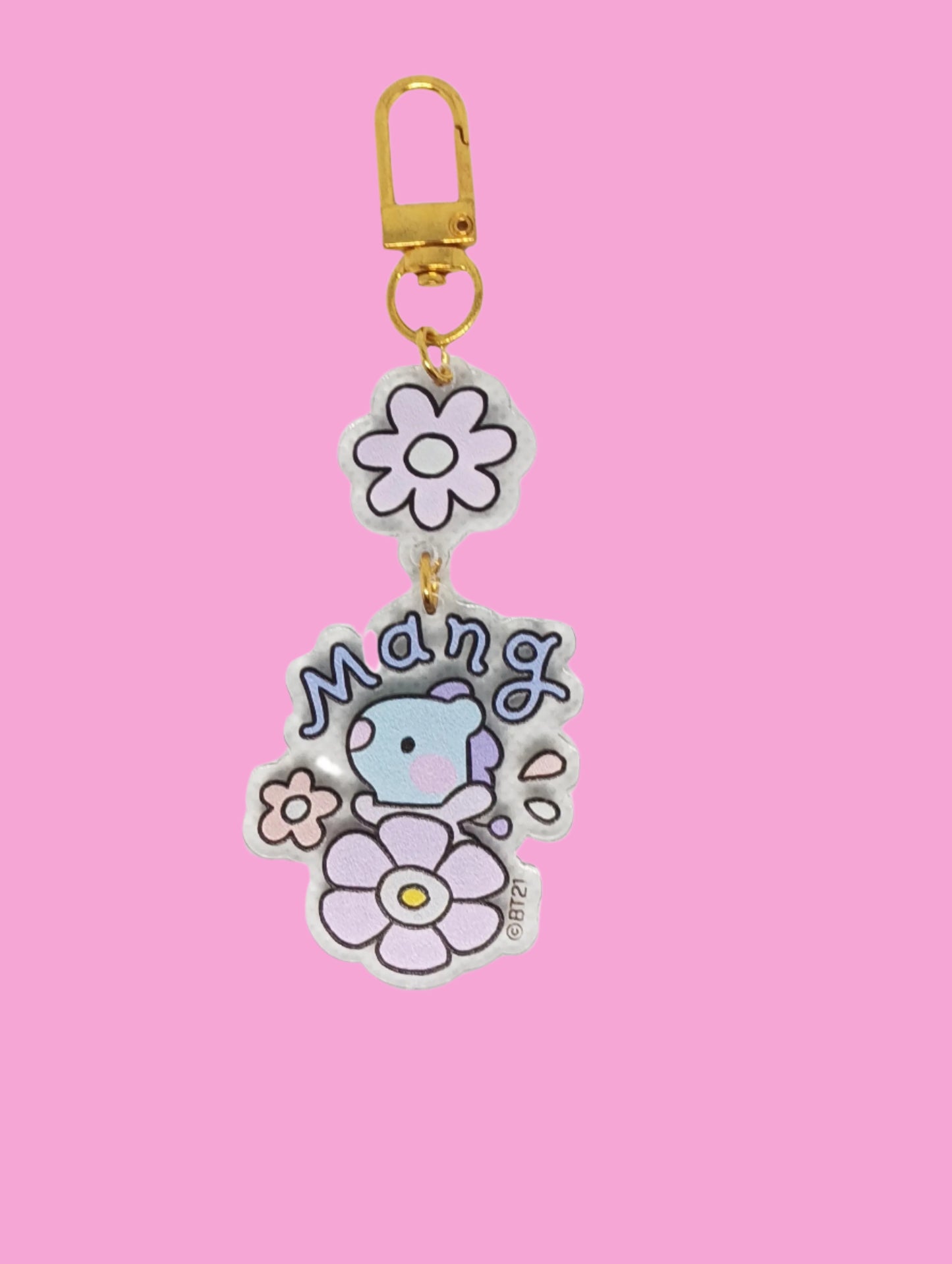 BT21 DAISIES ACRYLIC KEYCHAIN