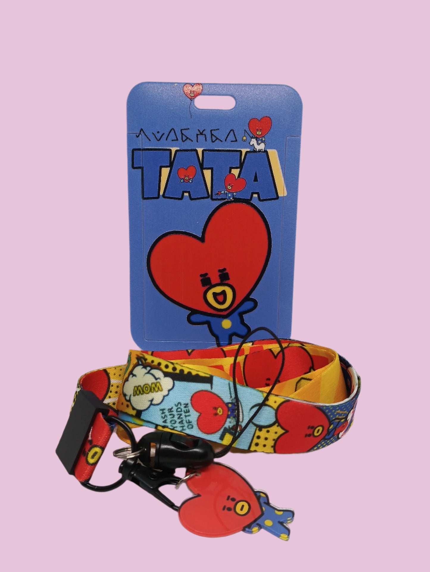 TARJETEROS BT21 CON CORREA - VARIOS MODELOS