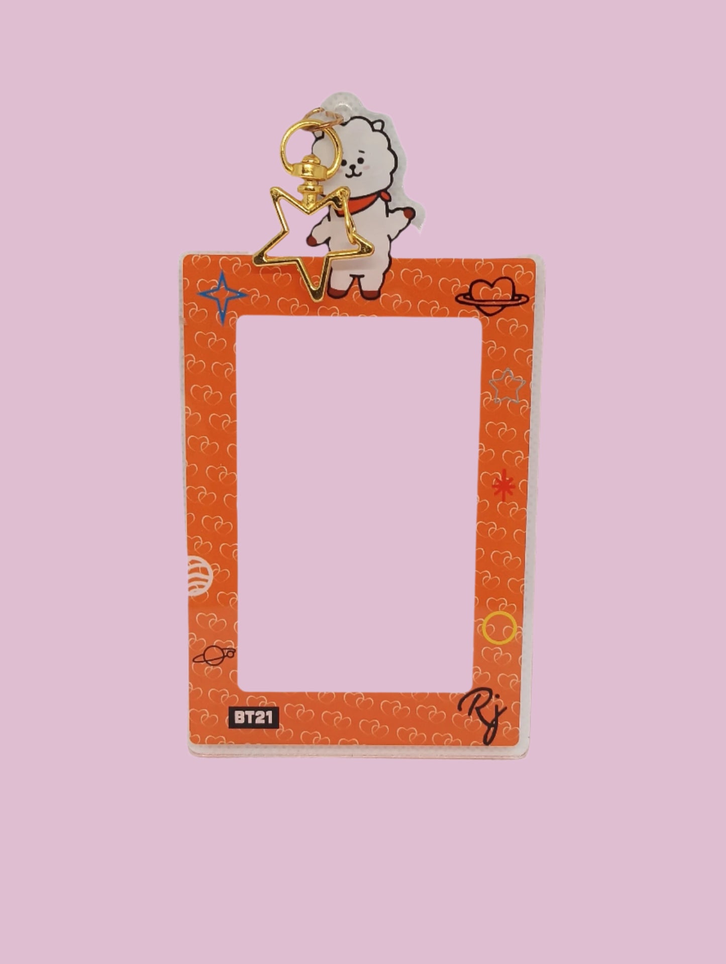 BT21 LLAVEROS ACRILICOS PORTA TARJETAS(7 vers)