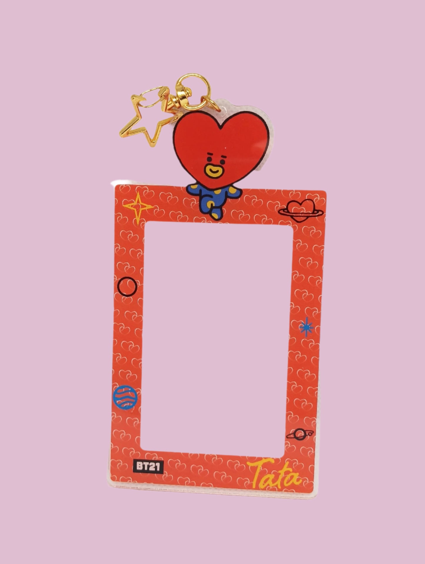 BT21 LLAVEROS ACRILICOS PORTA TARJETAS(7 vers)