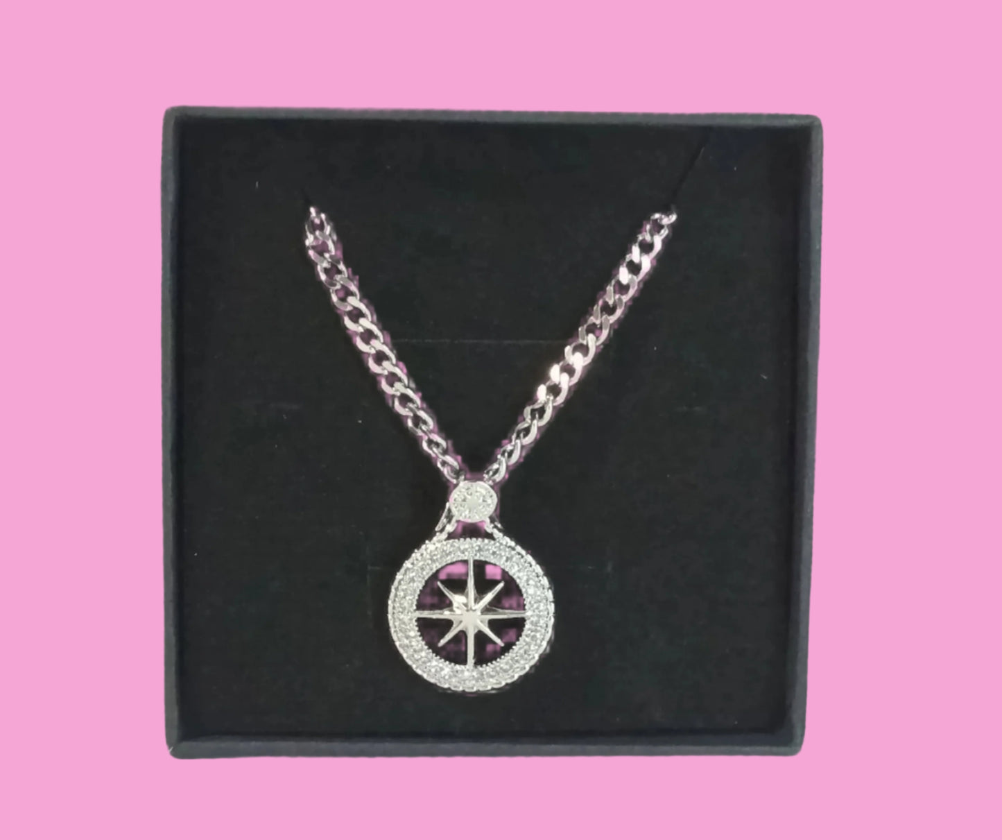 STRAY KIDS COMPASS NECKLACE (2 Models)