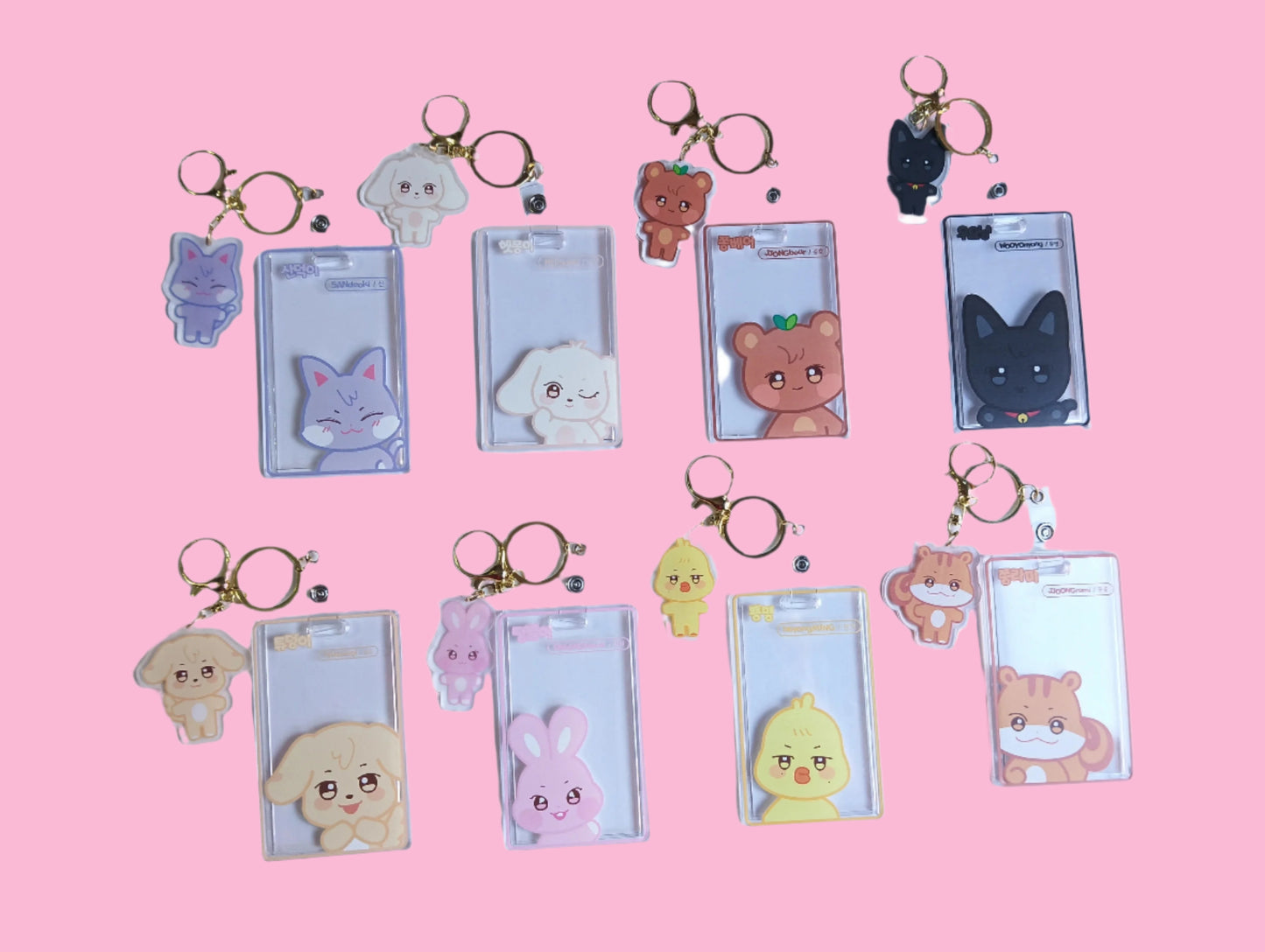 ATEEZ CARD HOLDER WITH PENDANT