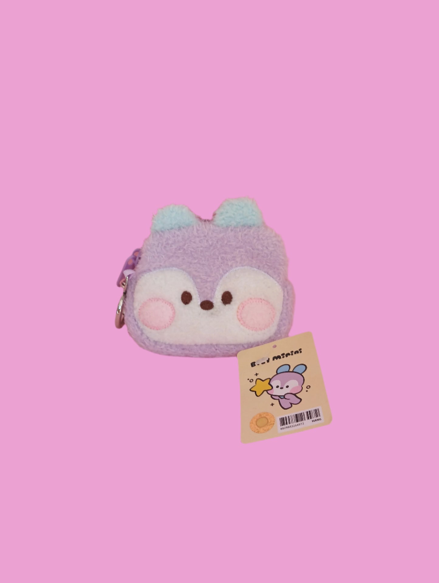 BT21 MININI PLUSH POUCH KEYRING (7 VAR)