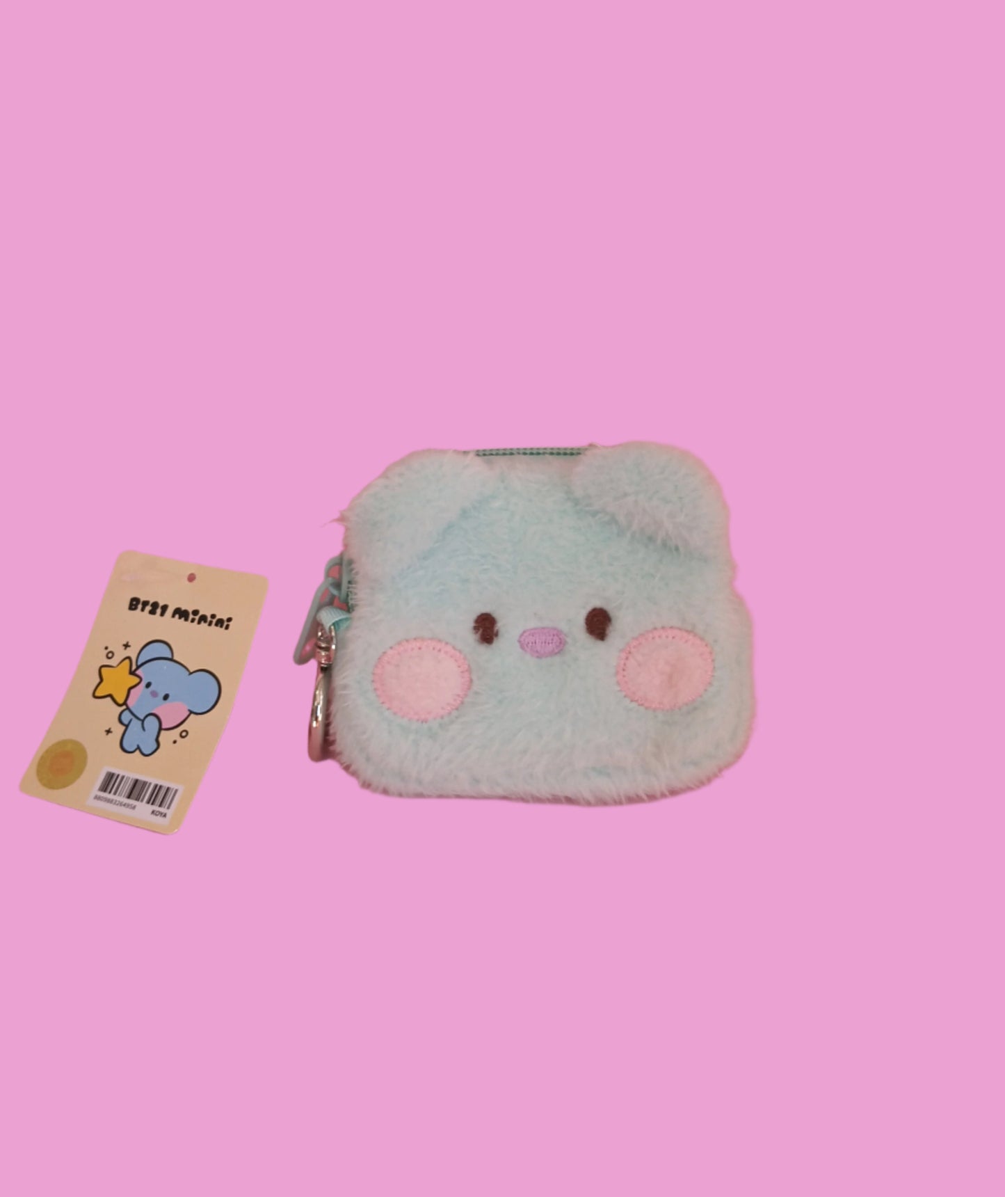 BT21 MININI PLUSH POUCH KEYRING (7 VAR)