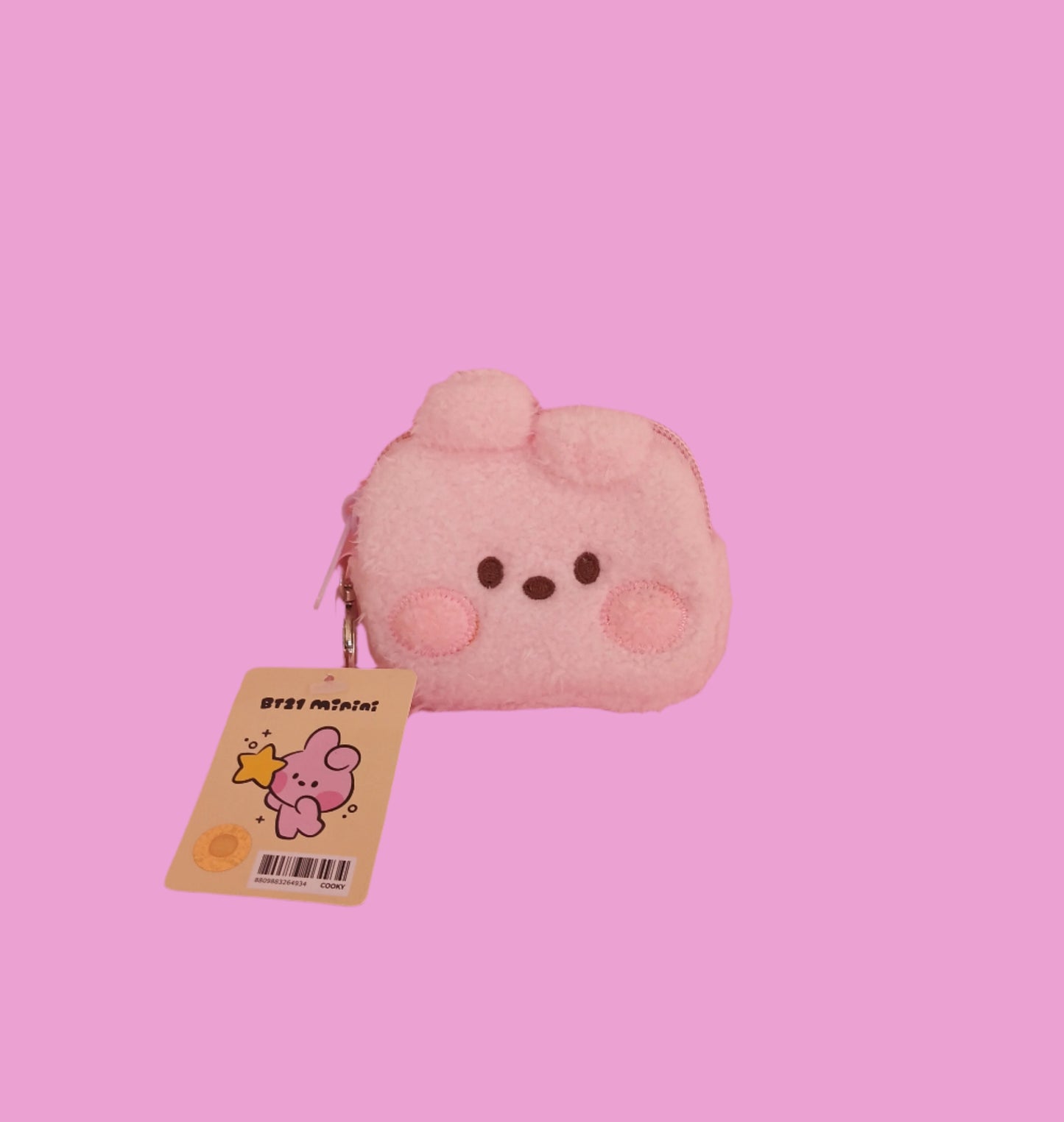BT21 MININI PLUSH POUCH KEYRING (7 VAR)