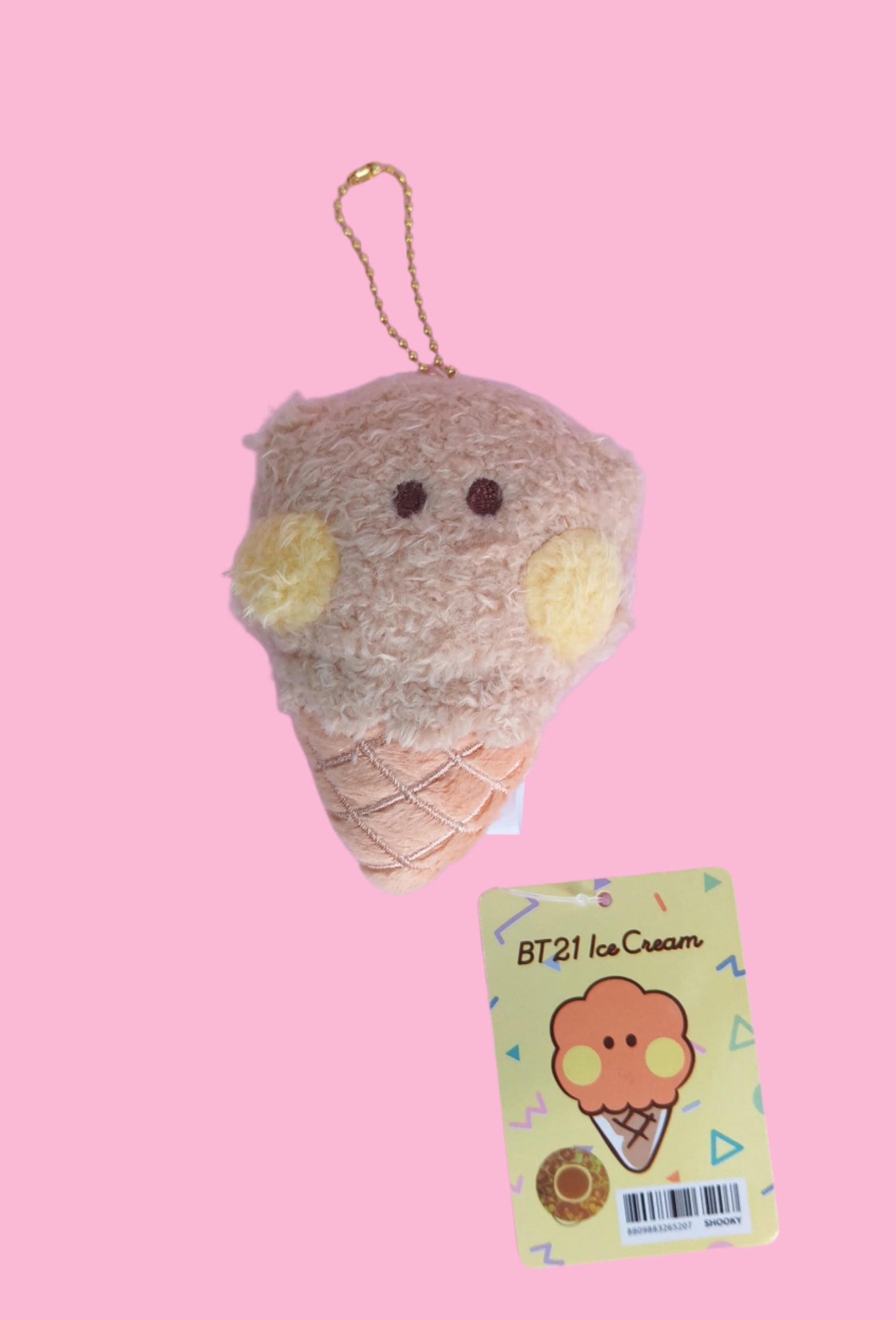 BT21 MININI PLUSH KEYHOLDER ICE CREAM (7 VAR)