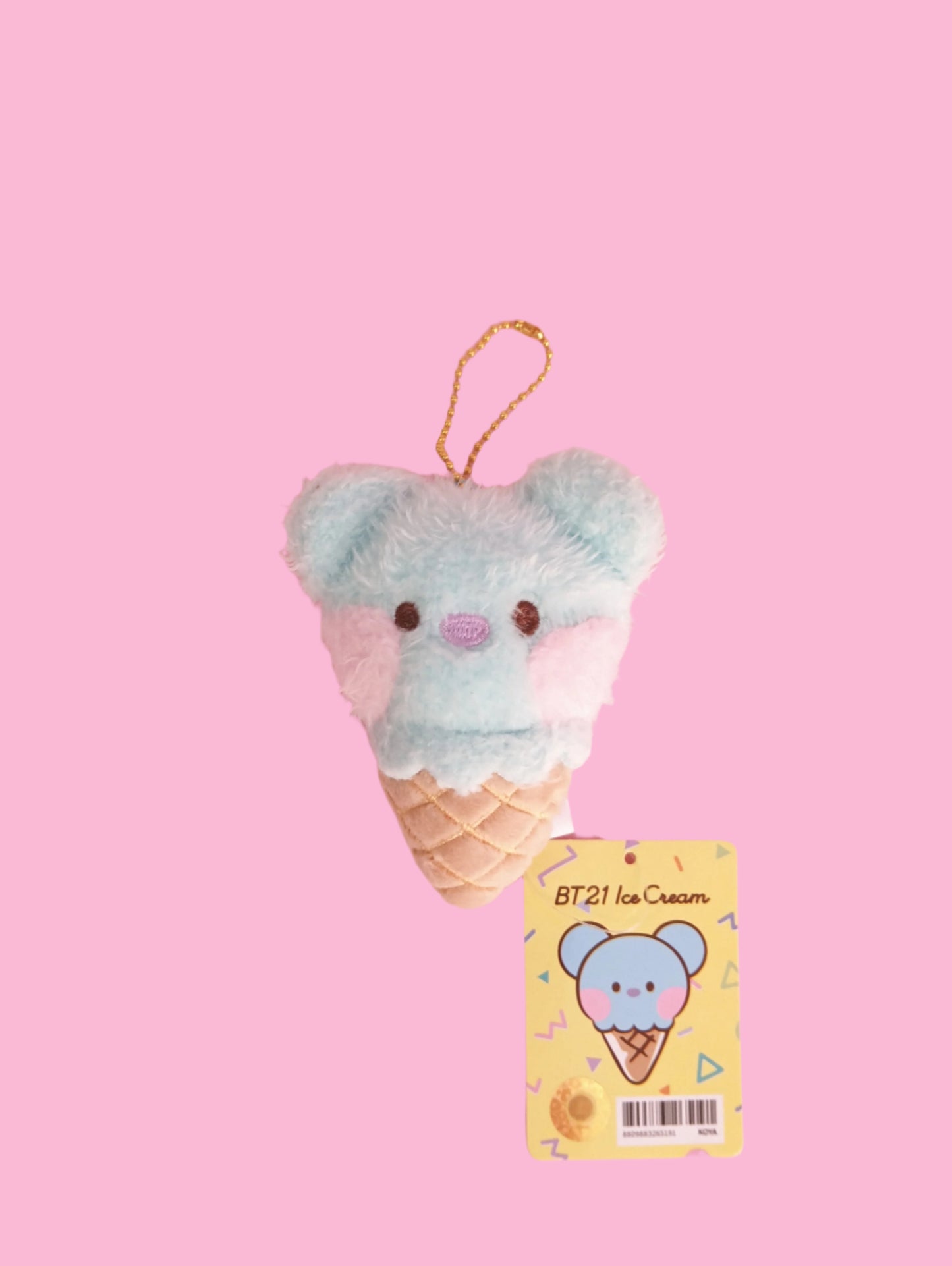 BT21 MININI PLUSH KEYHOLDER ICE CREAM (7 VAR)