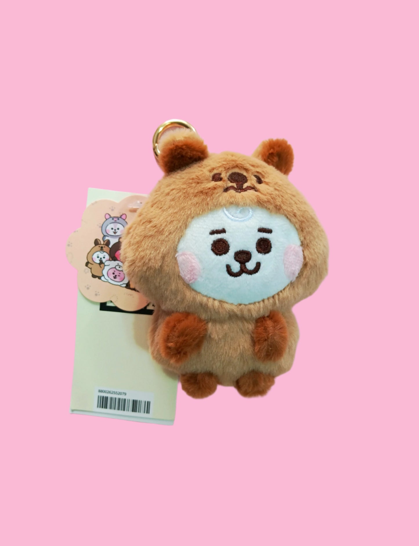 BT21 BABY FLUFFY DOLL KEIRING- (7 VERS) BTS