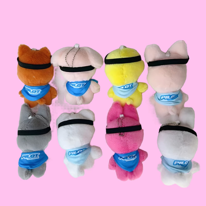 SKZOO-PLUSH KEICHAIN PILOT (8 vers) STRAY KIDS
