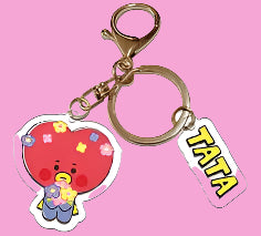 BT21 Flower Acrylic Chain