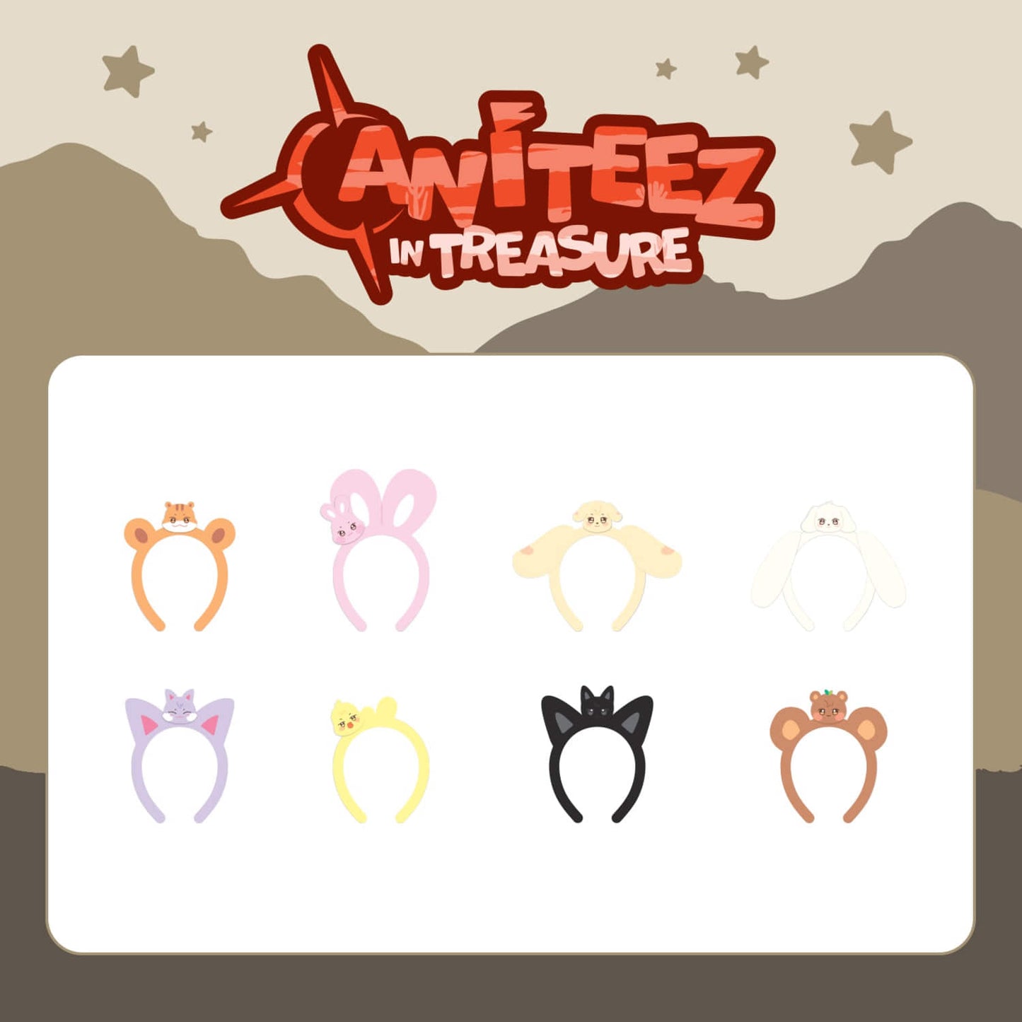 [PRE-ORDER] ANITEEZ IN TREASURE HEADBAND. ATEEZ