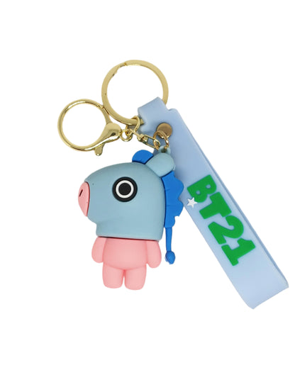 BT21 RUBBER FIGURES KEYCHAIN