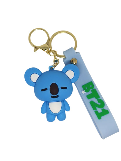 BT21 RUBBER FIGURES KEYCHAIN