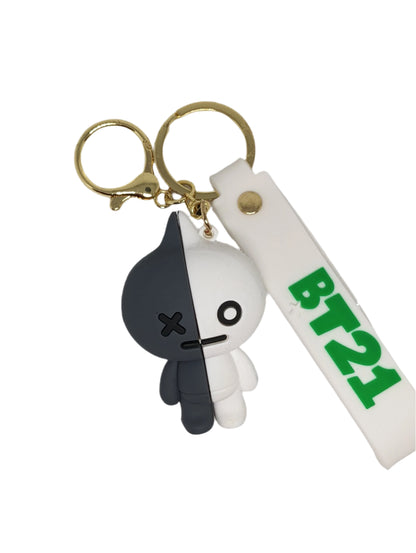 BT21 RUBBER FIGURES KEYCHAIN