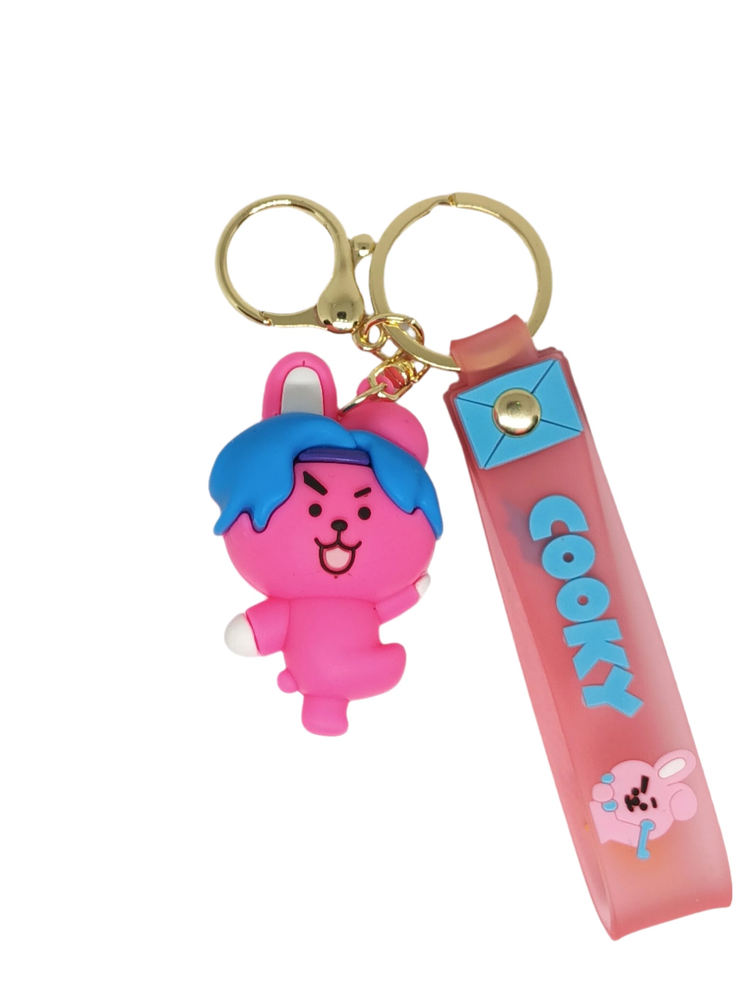 BT21 HAIRCUT RUBBER FIGURES KEYCHAIN