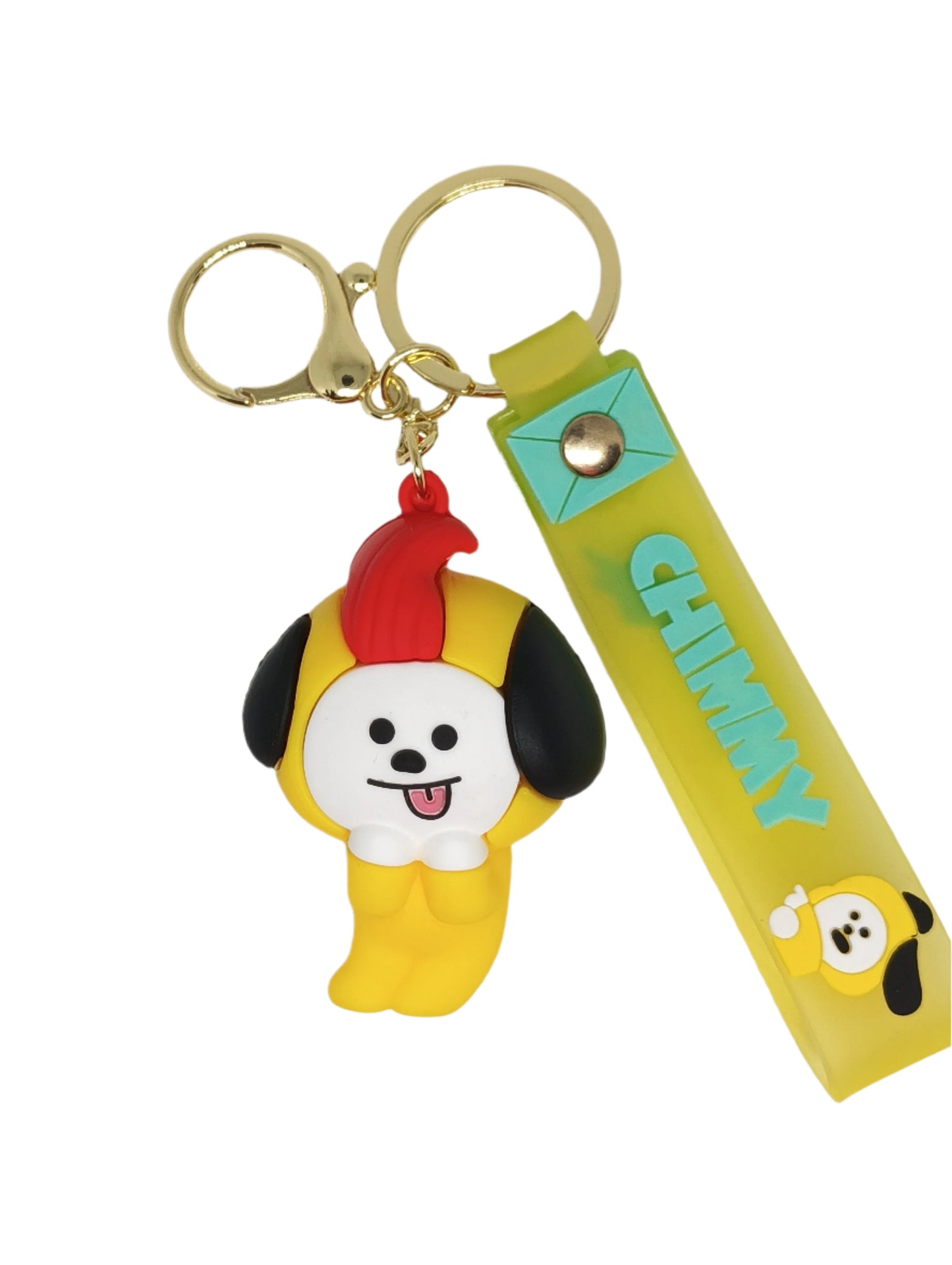 BT21 HAIRCUT RUBBER FIGURES KEYCHAIN