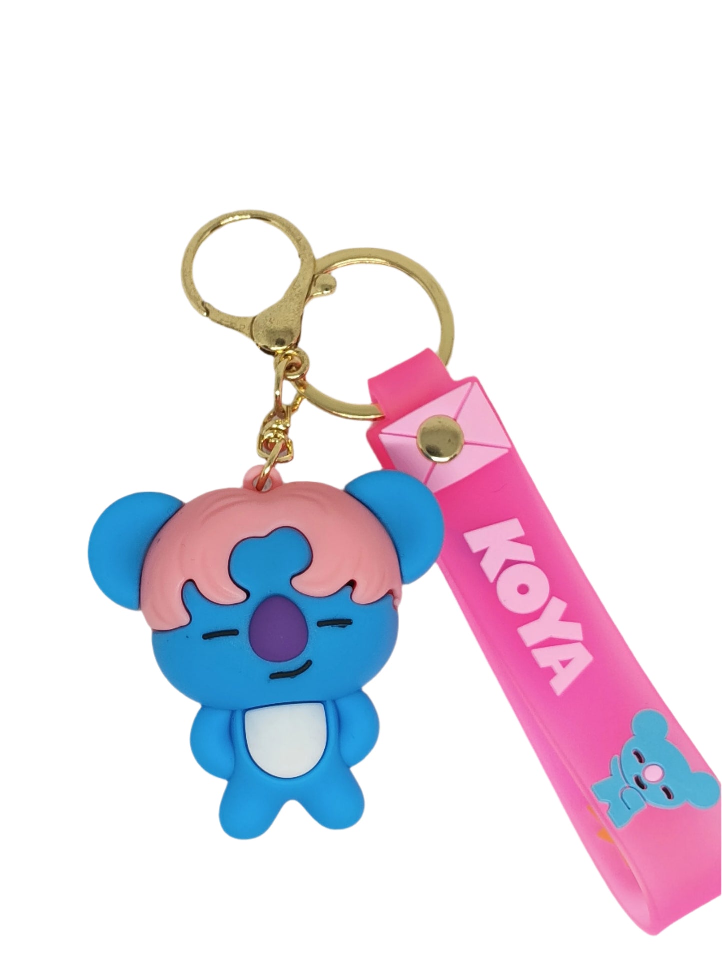 BT21 HAIRCUT RUBBER FIGURES KEYCHAIN