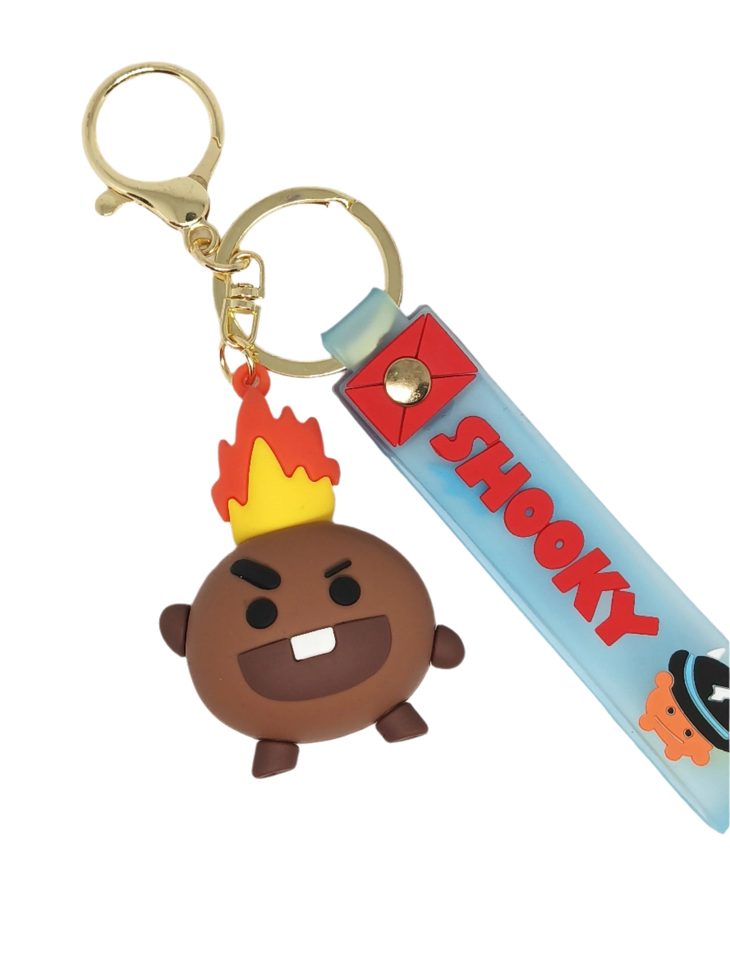 BT21 HAIRCUT RUBBER FIGURES KEYCHAIN