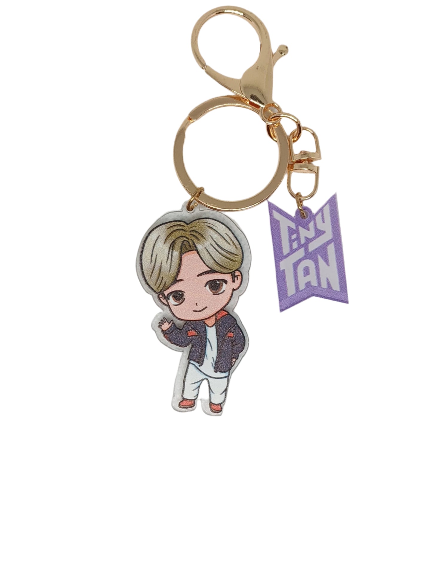 BTS TINY TAN ACRYLIC KEYCHAIN