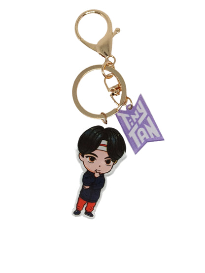 BTS TINY TAN ACRYLIC KEYCHAIN