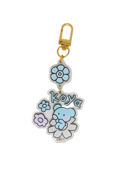 BT21 DAISIES ACRYLIC KEYCHAIN