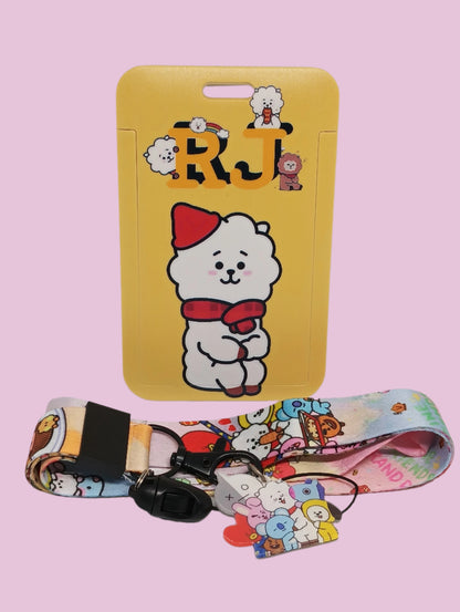BT21 CARD HOLDERS WITH STRAP - VARIOUS MODELS