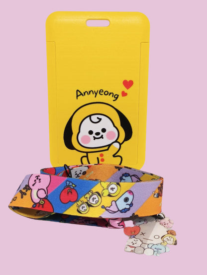 BT21 CARD HOLDERS WITH STRAP - VARIOUS MODELS