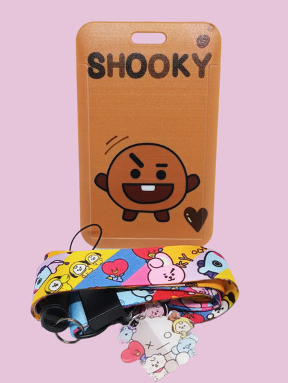 BT21 CARD HOLDERS WITH STRAP - VARIOUS MODELS