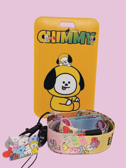 BT21 CARD HOLDERS WITH STRAP - VARIOUS MODELS