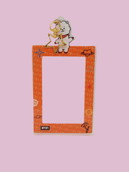 BT21 LLAVEROS ACRILICOS PORTA TARJETAS(7 vers)