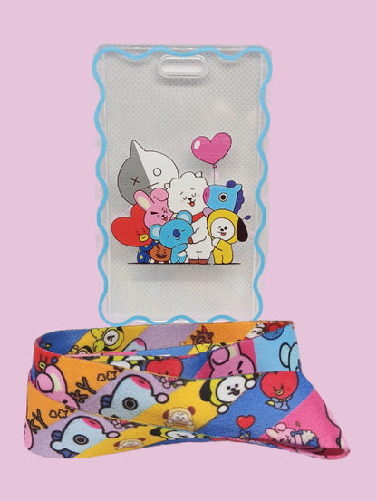 BT21 CARD HOLDERS WITH STRAP - VARIOUS MODELS