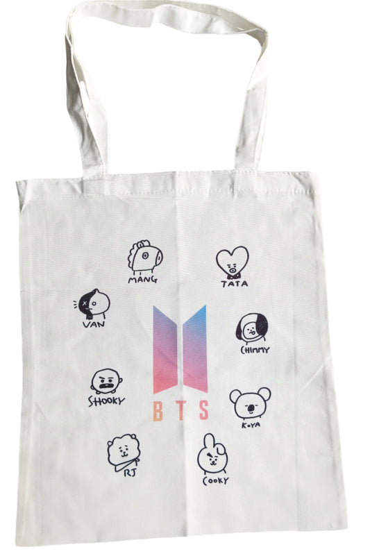 BT21 - BTS TOTE BAGS (8 VERSIONS)