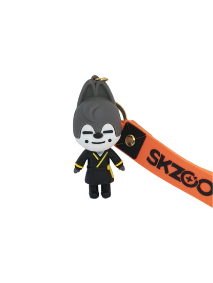 SKZOO RUBBER FIGURE KEYCHAIN