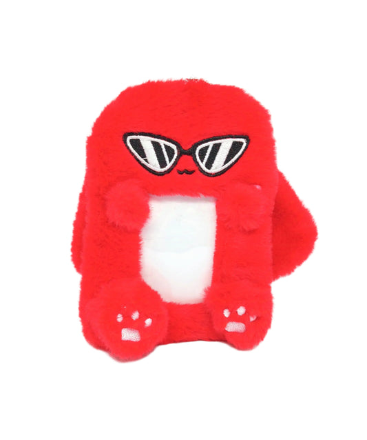 (G)I-DLE - YUQI RED RABBIT PLUSH PHOTOCARD HOLDER