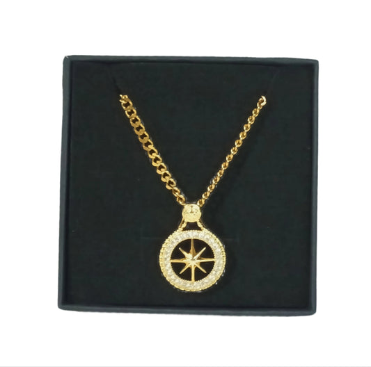 STRAY KIDS COMPASS NECKLACE (2 Models)