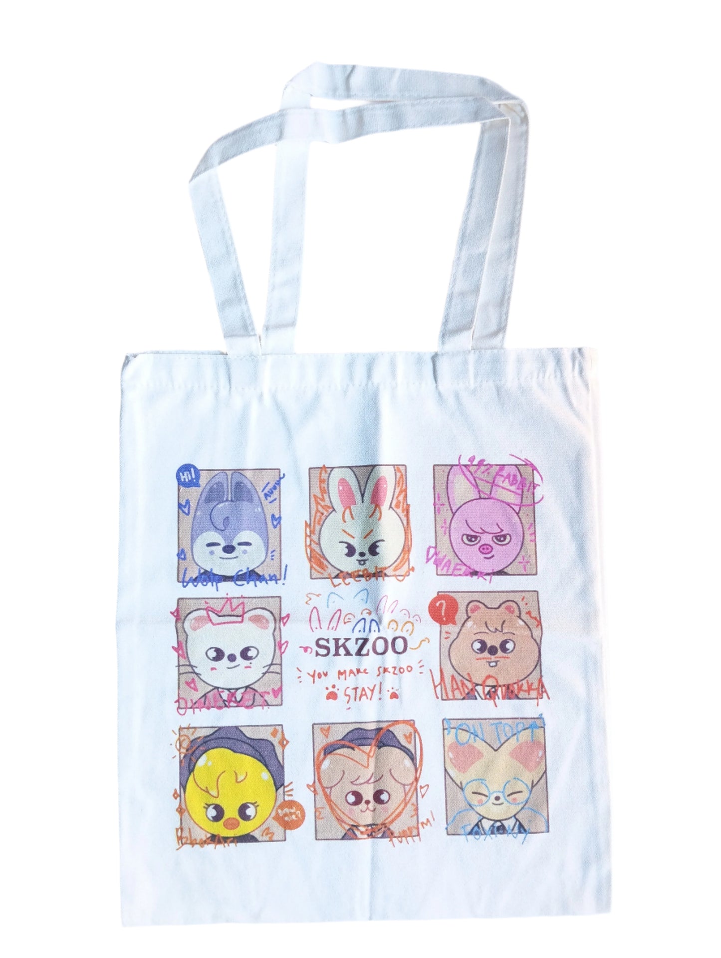 STRAY KIDS - SKZOO TOTE BAGS ( 3 VERSIONS)