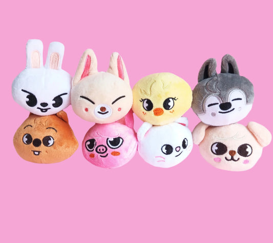 SKZOO PLUSH KEICHAINS - STRAY KIDS (8 VARIANTS)