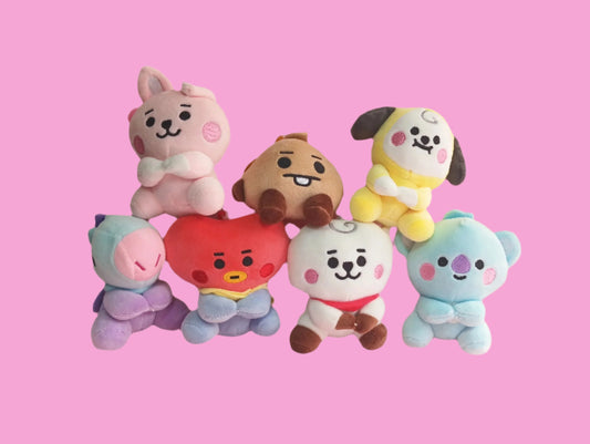 BT21 PLUSH KEICHAIN 10 CM (8 vers) BTS