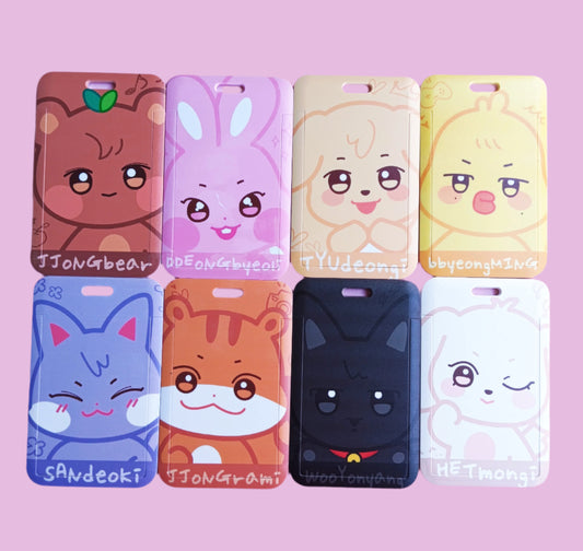 ANITEEZ KEYCHAN PHOTO HOLDER. (8 VERS)