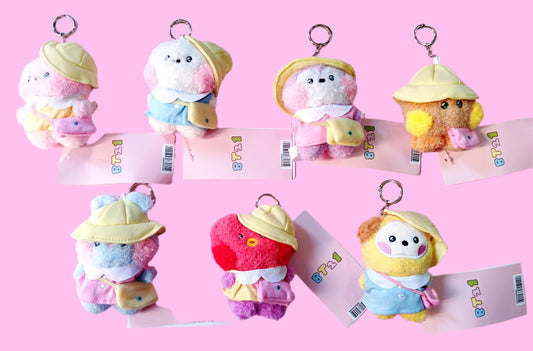 BT21 MININI PICNINC PLUSH KEYCHAIN