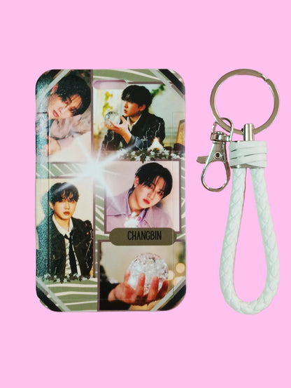 STRAY KIDS PHOTO HOLDED KEICHAIN (8 VERS) HOLLOW