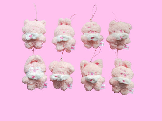 SKZOO LLAVERO PELUCHE ROSA - STRAY KIDS