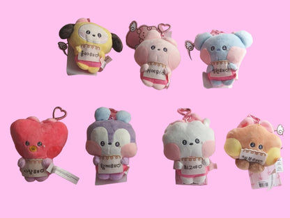 BT21 RIBBONED LLAVERO PELUCHE - BTS