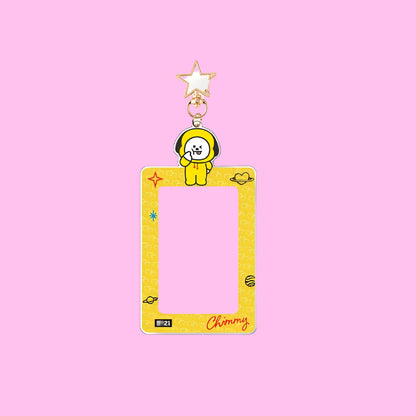 BT21 LLAVEROS ACRILICOS PORTA TARJETAS(7 vers)