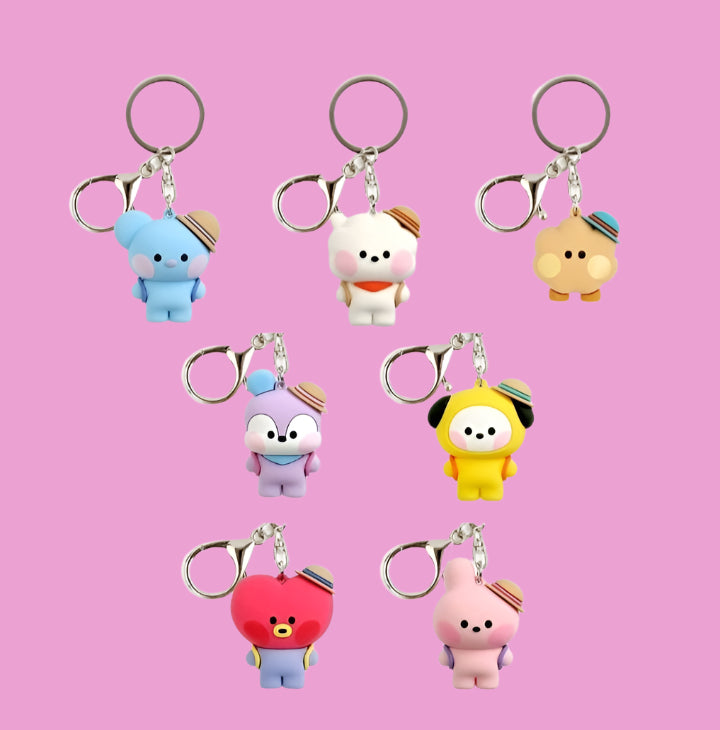 BT21 PICNIC FIGURE KEYRING (7 VER)