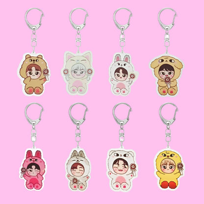 STRAY KIDS - SKZOO ACRYLIC KEYCHAIN